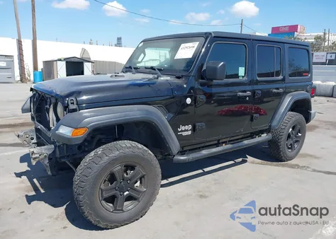 2018 Jeep Wrangler Unlimited Sport S 4X4 z USA, uszkodzony, nr VIN 1C4HJXDG2JW273651